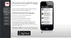 Desktop Screenshot of businessenglishapp.com