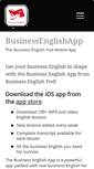 Mobile Screenshot of businessenglishapp.com