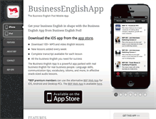 Tablet Screenshot of businessenglishapp.com